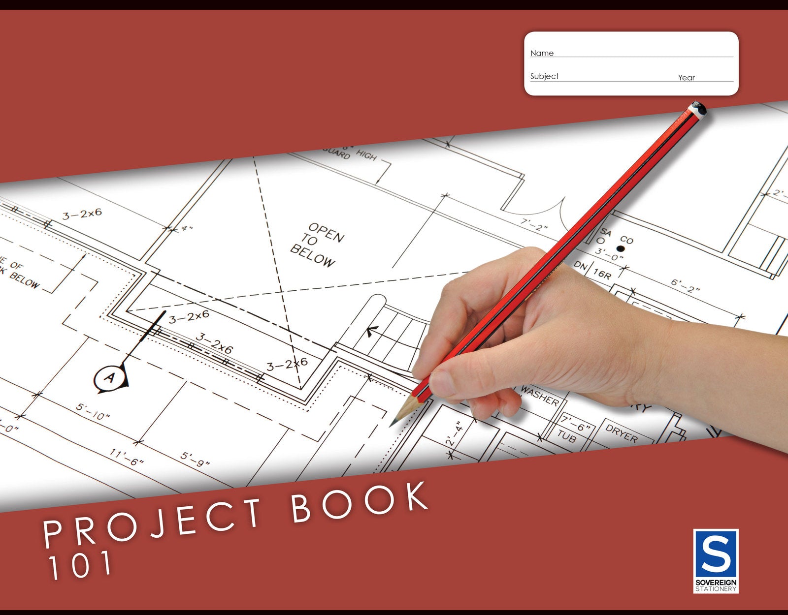 Sovereign Project Book (250x240mm) 101 - 8mm Project: 24 Pages (Pack of 20)