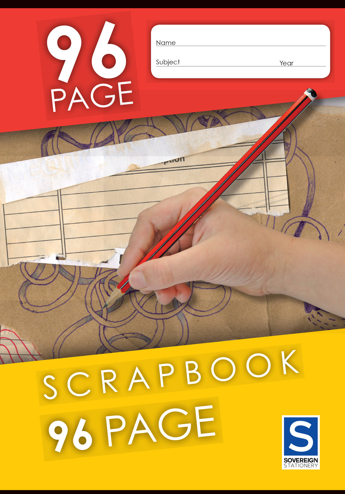 Sovereign Scrapbook - 335x240mm: 96 Pages (Pack of 10)