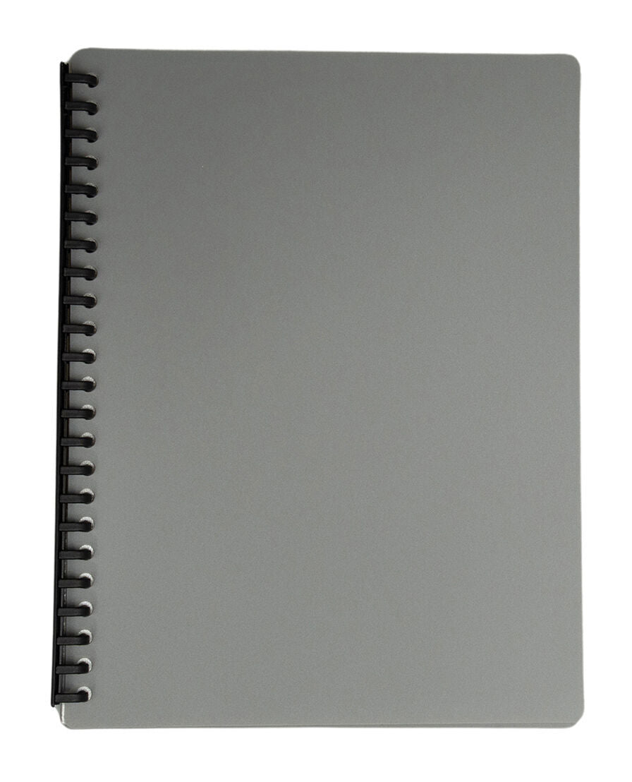 GNS Display Book - A4 Refillable Grey: 20 Page (Single)