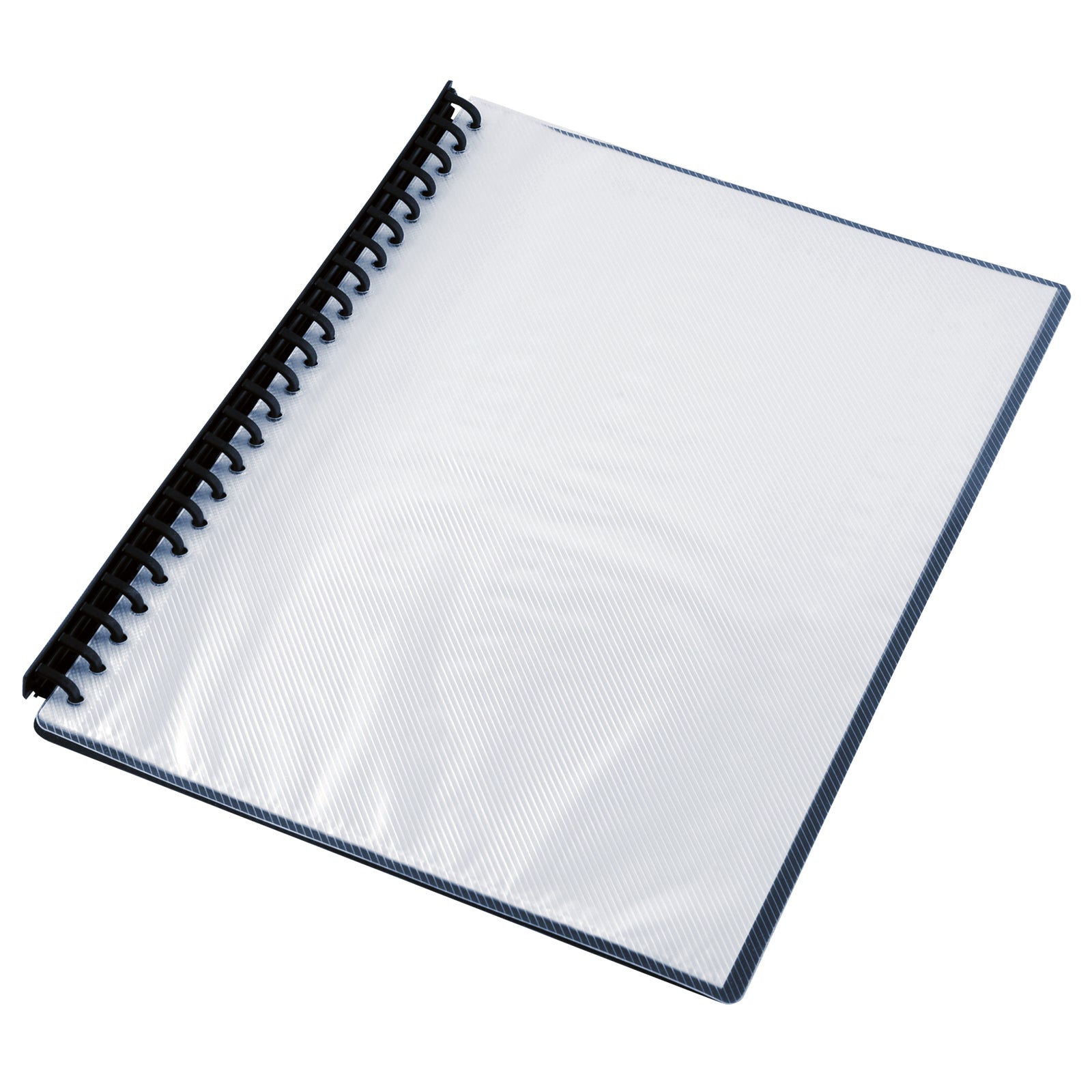 Sovereign Display Book (A4) - Refillable (Clear Front) Black: 20 Pocket (Single)
