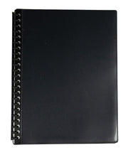GNS Display Book - A4 Refillable Insert Clear Front Black: 20 Page (Single)