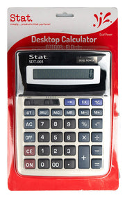 Stat Calculator - 12-Digit SDT003: Large Dual Power