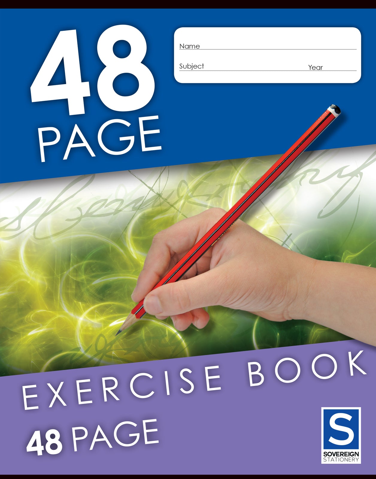 Sovereign Exercise Book (225x175mm) - 8mm Ruled: 48 Pages (Pack of 20)