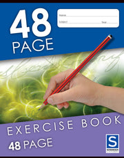Sovereign Exercise Book (225x175mm) - 8mm Ruled: 48 Pages (Pack of 20)