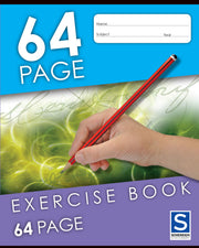 Sovereign Exercise Book (225x175mm) - 8mm Ruled: 64 Pages (Pack of 20)