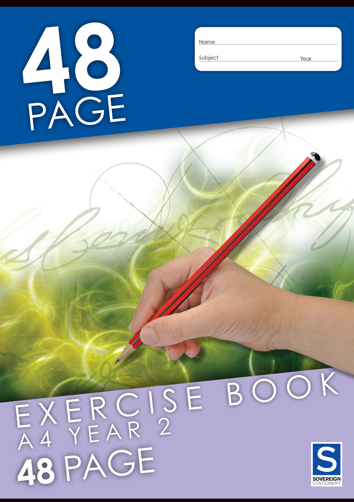 Sovereign Exercise Book (A4) - Year 2 Ruled: 48 Pages (Pack of 20)