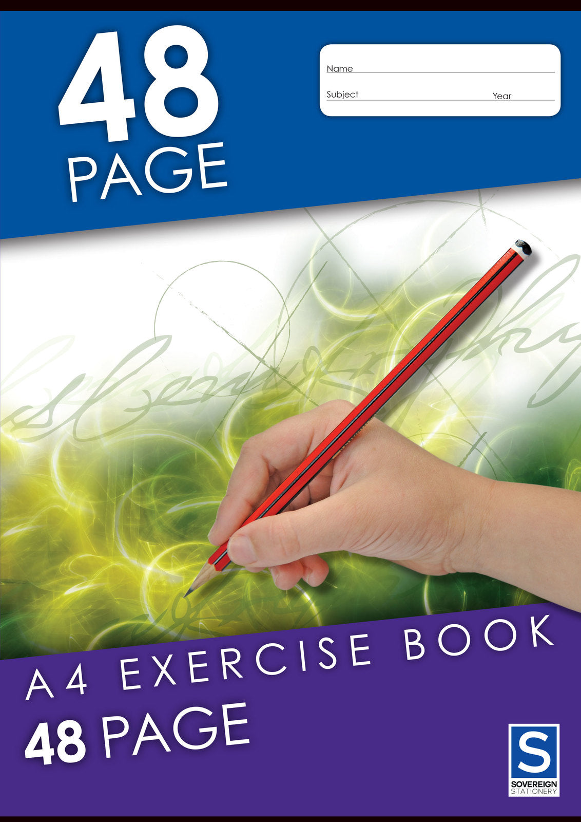 Sovereign Exercise Book (A4) - 8mm Ruled: 48 Pages (Pack of 20)
