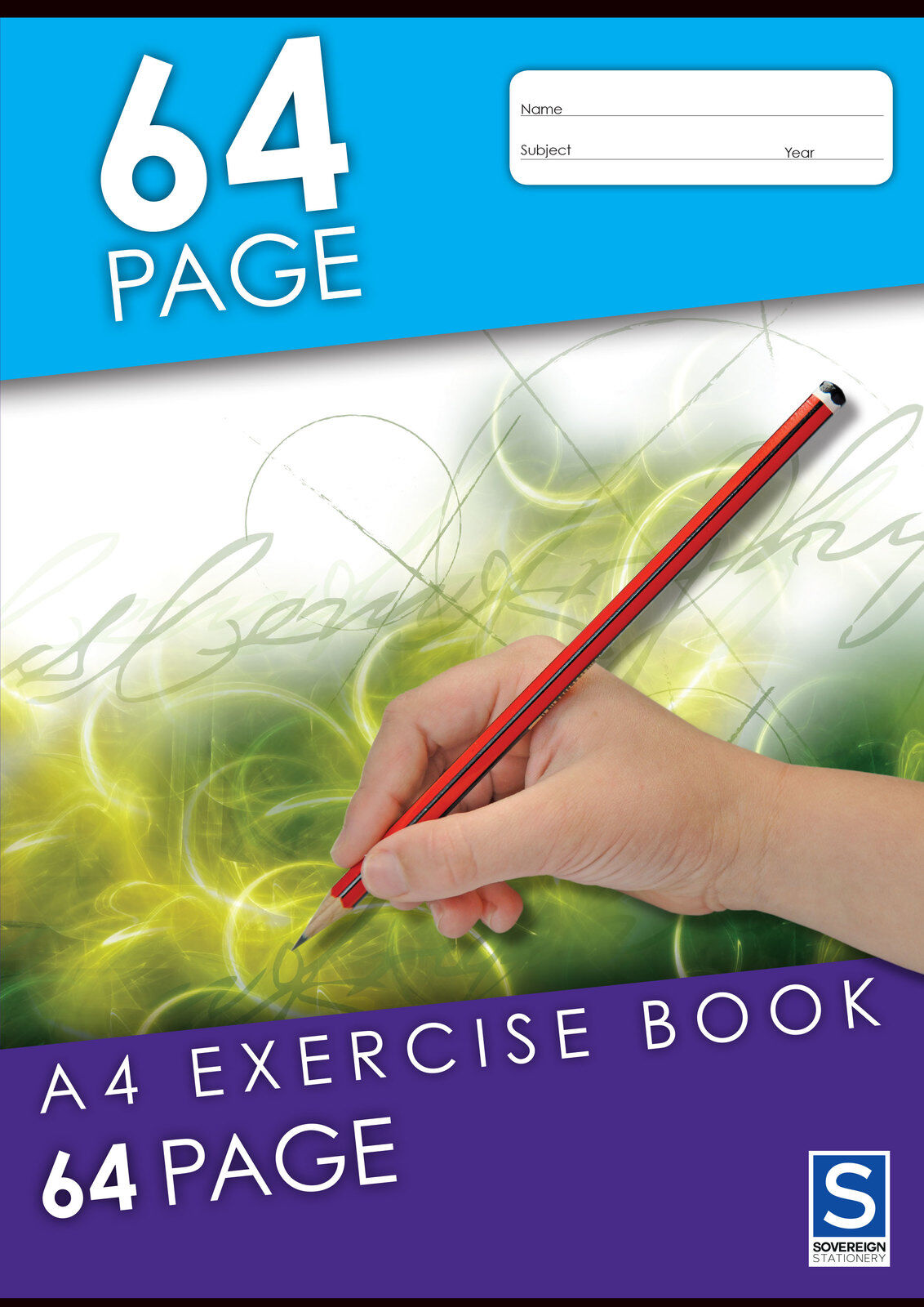 Sovereign Exercise Book (A4) - 8mm Ruled: 64 Pages (Single)