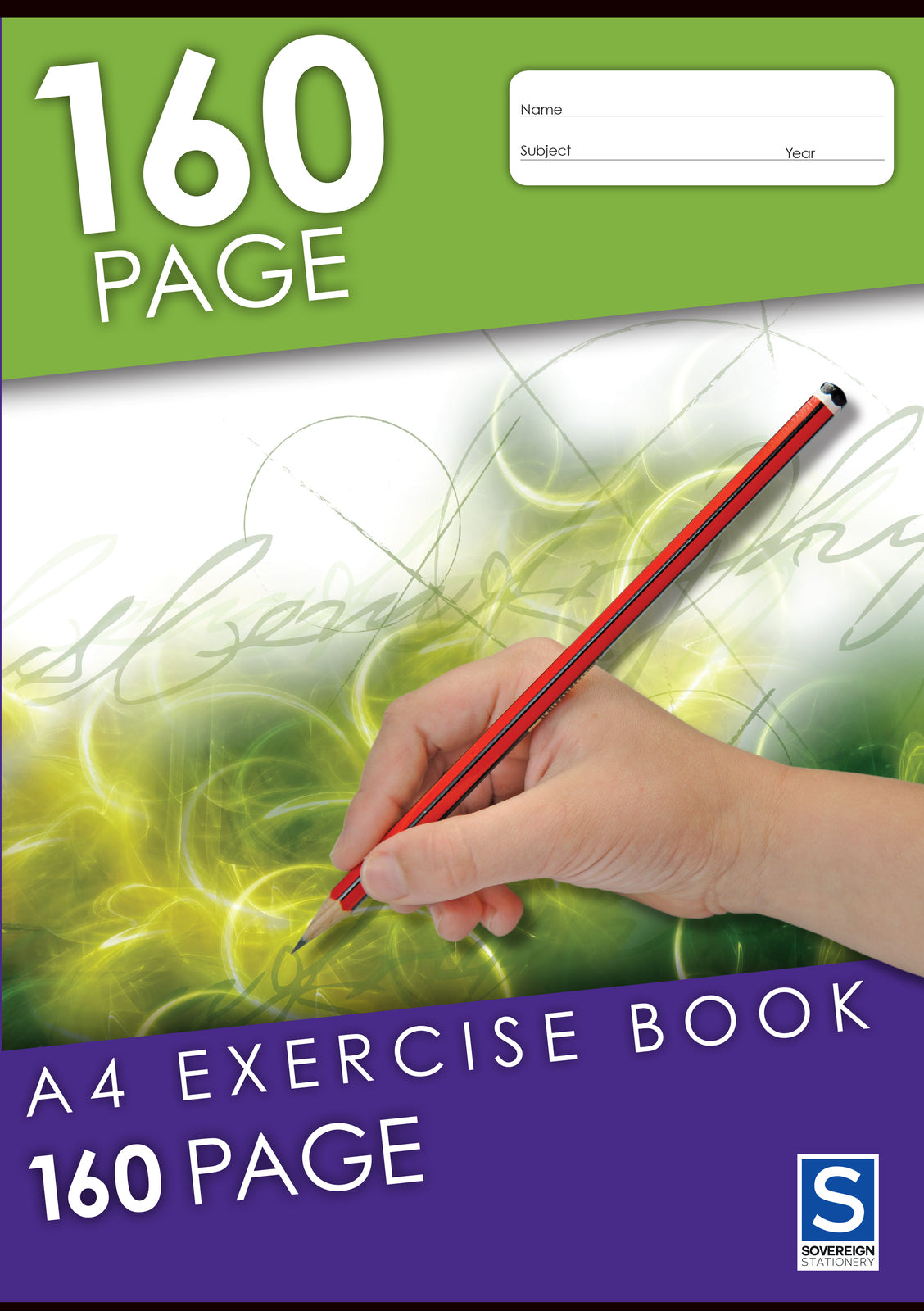 Sovereign Exercise Book (A4) - 8mm Ruled: 160 Pages (Pack of 10)