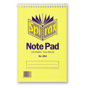 Spirax Notebook 563 - (Short Hand) Top Opening: 100 Pages (Single)