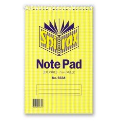Spirax Notebook 563A - Short Hand (Top-Opening): 200 Pages (Pack of 10)