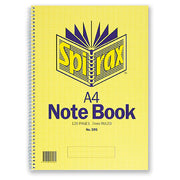Spirax Notebook 595 - A4 Side Opening: 120 Pages (Pack of 10)
