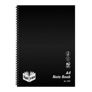 Spirax Notebook - P595 Propylene A4 Side Opening: 120 Pages - Black (Single)