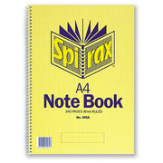 Spirax Notebook A4 - 595A Side Opening: 240 Pages (Pack of 5)