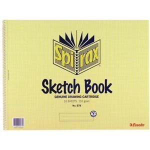 Spirax Sketch Book 579 A79 - 270x370mm (Single)