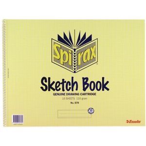 Spirax Sketch Book 579 A79 - 270x370mm (Pack of 10)