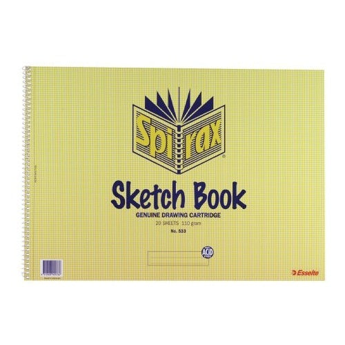 Spirax Sketch Book 533 - A3: 40 Pages (Pack of 10)