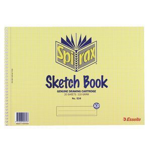 Spirax Sketch Book 534 - A4: 40 Pages (Pack of 10)