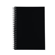 Spirax Notebook 512 - A4 Hardcover (Twin Wiro): Black (200 Pages)