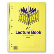 Spirax Lecture Pad 906 - A4 70 Leaf: Side Opening (Single)