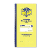 Spirax 550 Telephone Message Book 279X144mm - Pack of 10