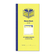 Spirax 551 Memo Book 279X144mm Duplicates - Pack of 10