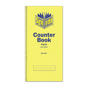 Spirax 543 Counter Book FntRule 297X135 120Pg - Pack of 10