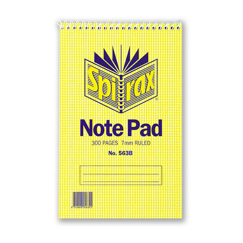 Spirax 563B N/book Reporter 200X127 300Pg T/O Pack of 10