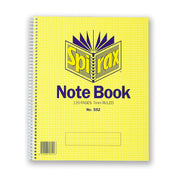 Spirax 592 Notebook 222X178mm 120Pg S/O Pack of 10
