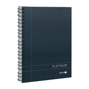 Spirax 401 Platinum Notebook A5 200 Pg Black Pack of 5