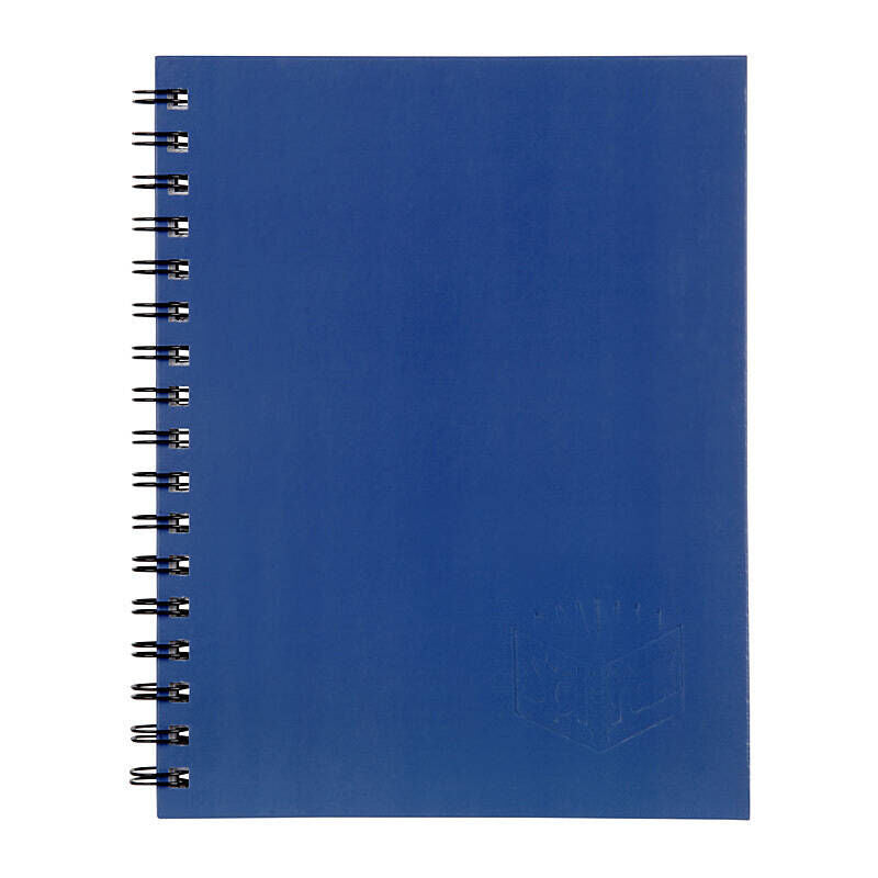 Spirax 512 Hard Cover Book A4 200 Page Blue - Pack of 5