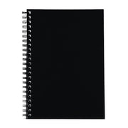 Spirax 512 Hard Cover Book A4 200 Page Black - Pack of 5