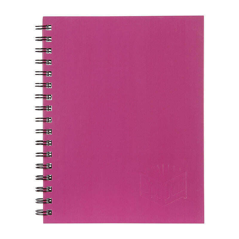 Spirax 512 Hard Cover Book A4 200 Page Pink Pack of 5