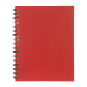 Spirax 512 Hard Cover Book A4 200 Page Red Pack of 5