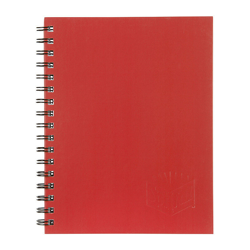 Spirax 512 Hard Cover Book A4 200 Page Red Pack of 5