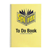 Spirax 706 To Do Book A4 140 Page - Pack of 5