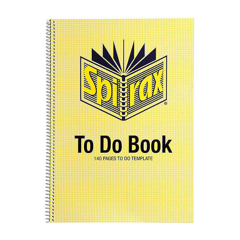 Spirax 706 To Do Book A4 140 Page - Pack of 5