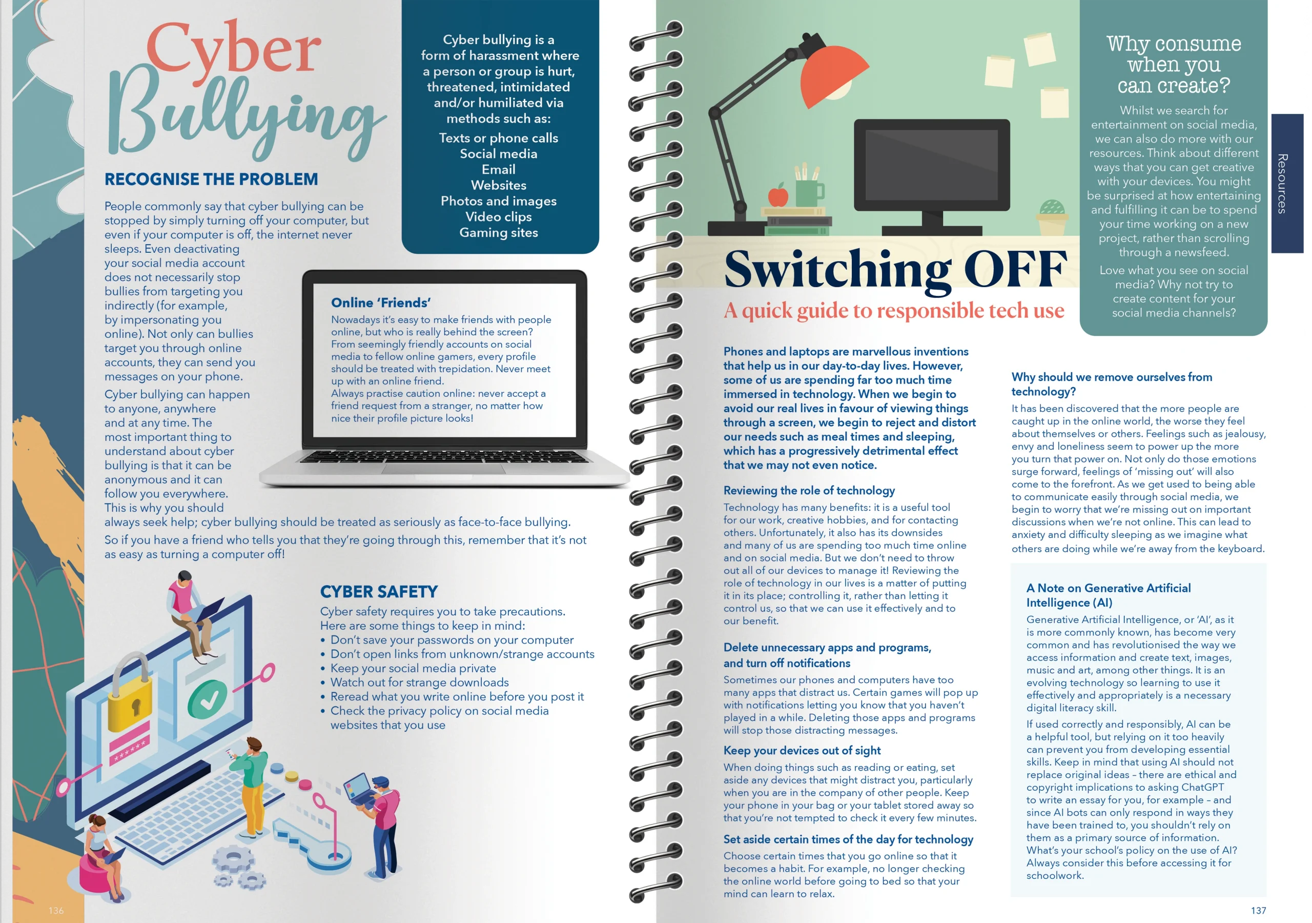 StudyQuest Flourish Weekly Student Diary 2027 - Years 6-12, Coil Bound — Createl SQF — image 3