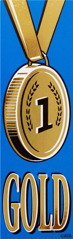 Gold 1 - Self-Adhesive Vinyl Medal Ribbons