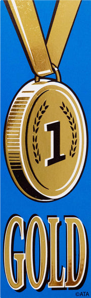 Gold 1 - Self-Adhesive Vinyl Medal Ribbons