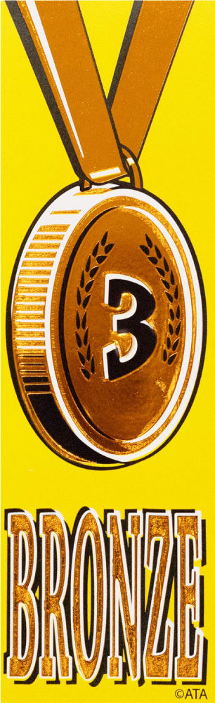 Bronze 3 - Self-Adhesive Vinyl Medal Ribbons
