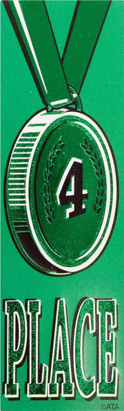 Green 4 - Self-Adhesive Vinyl Medal Ribbons