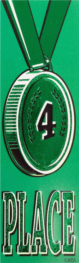 Green 4 - Self-Adhesive Vinyl Medal Ribbons