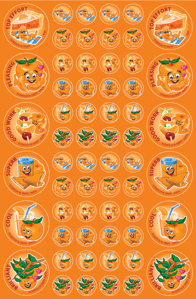 ScentSations Mandarin Stickers