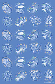 Wonderlands: Sea - Coconut Scented Merit Stickers (Pack of 72)