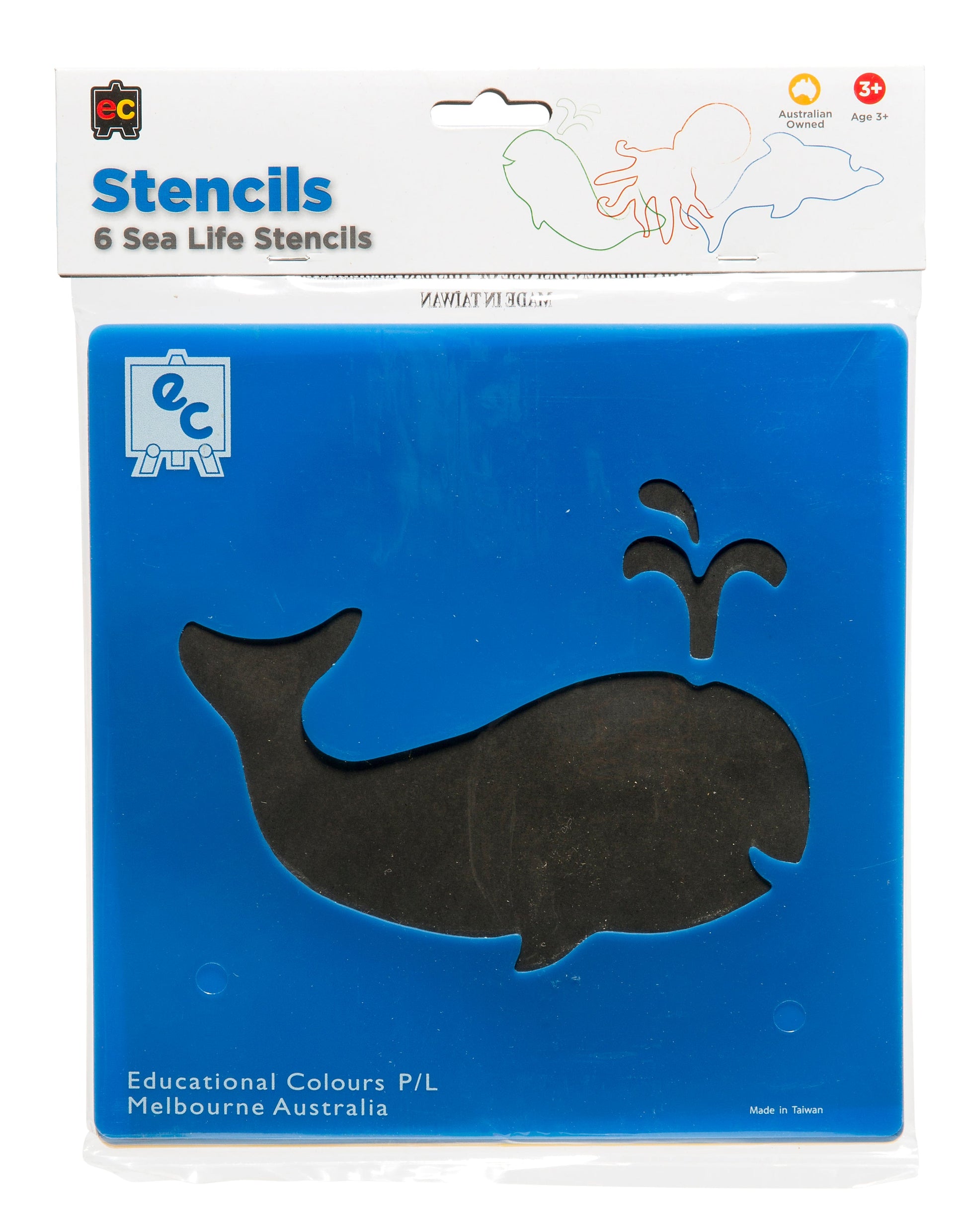 Stencil: Sea Life Series #1