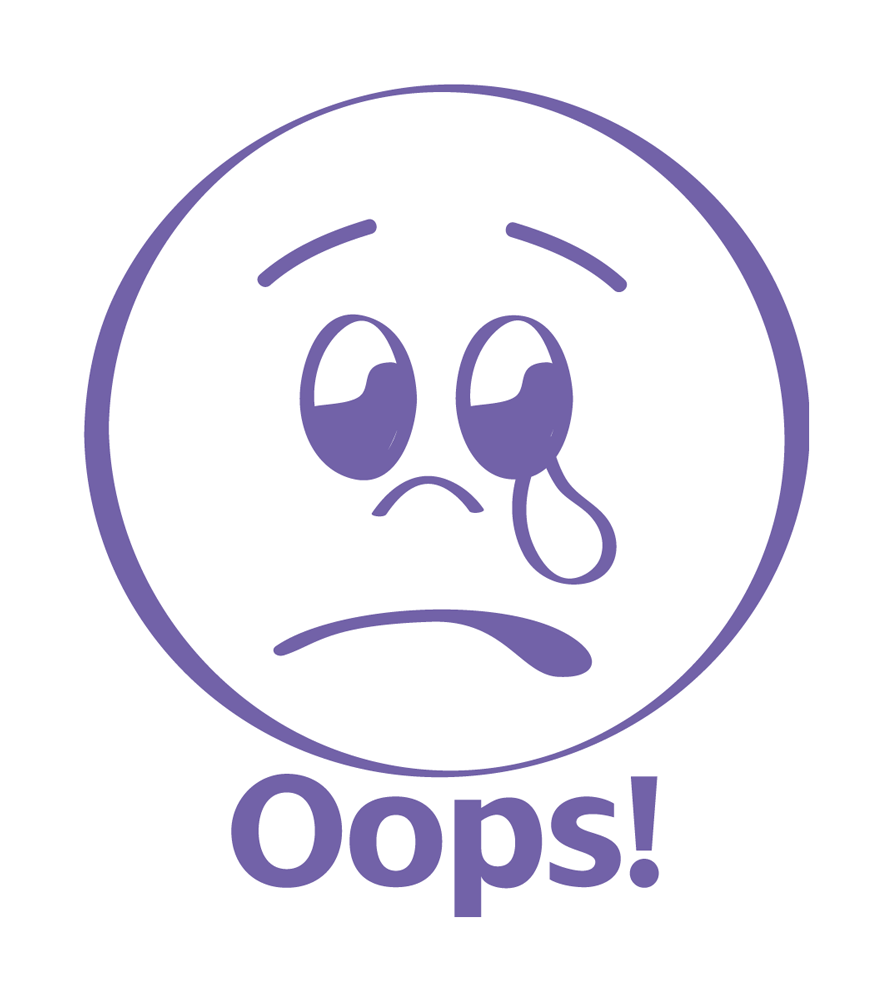 Oops! Merit Stamp