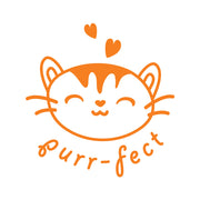 Purr-fect (Cat) - Playful Puns Merit Stamp