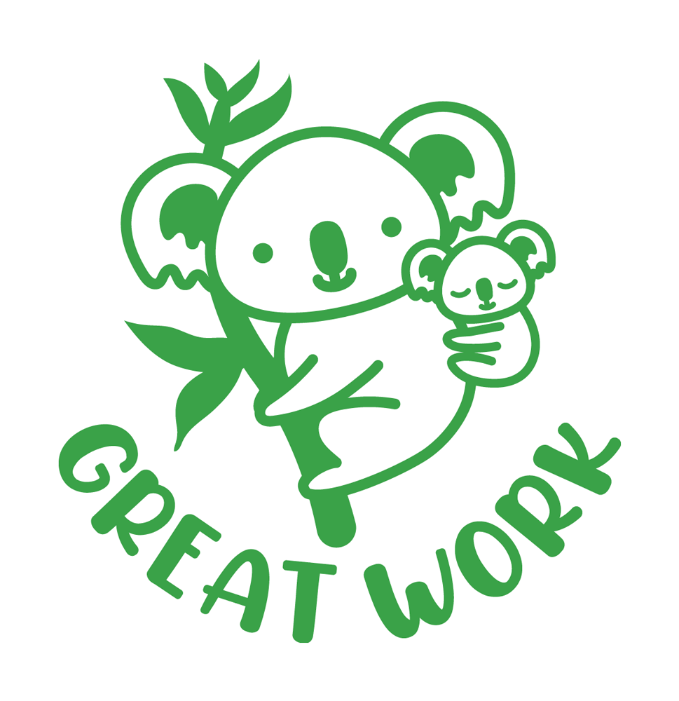 Great Work (Koala) - Merit Stamp
