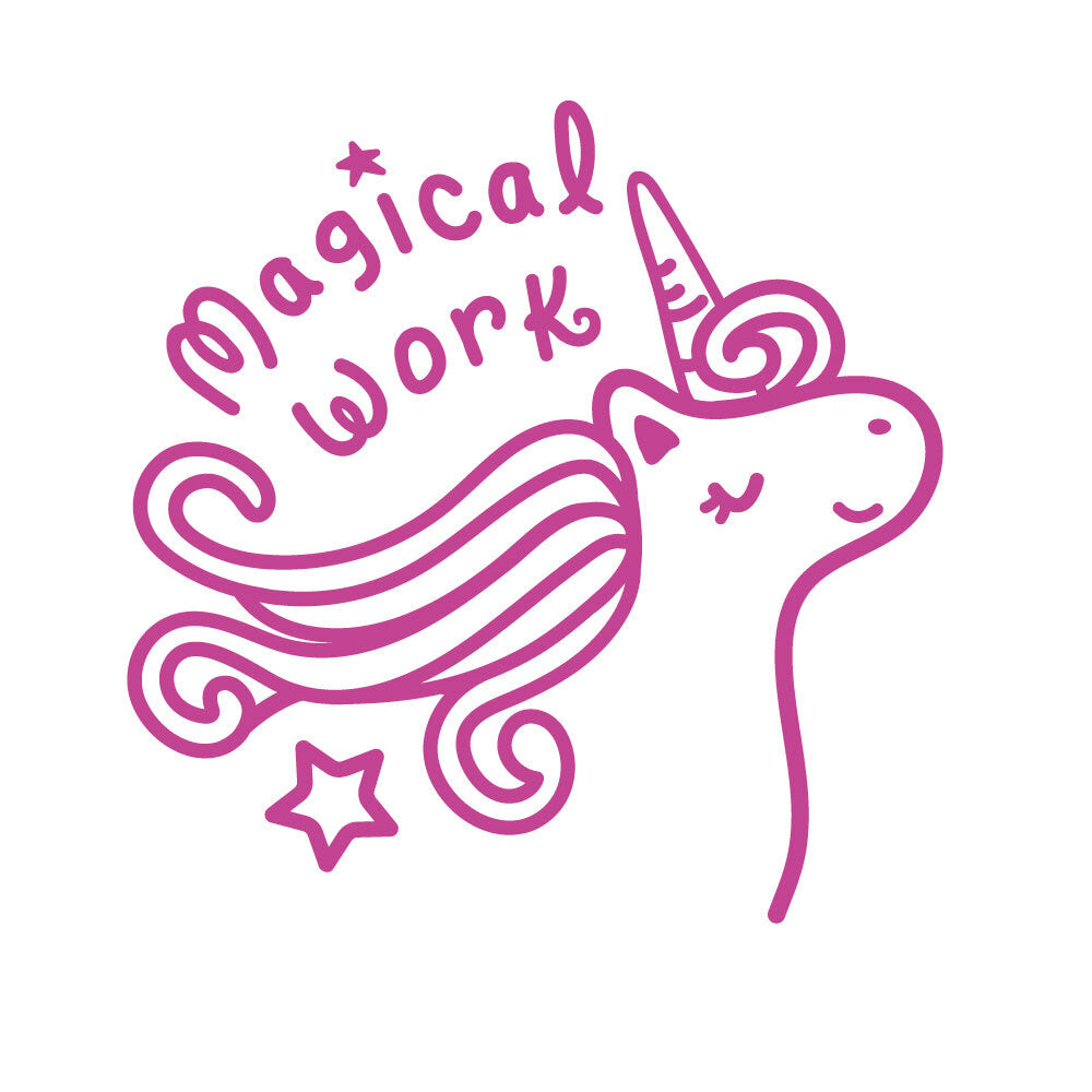Magical Work (Unicorn) - Merit Stamp